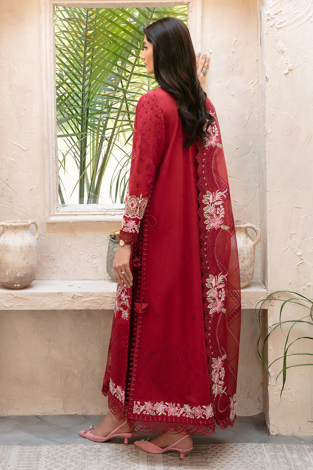 Afrozeh | Embroidered Lawn | Emery