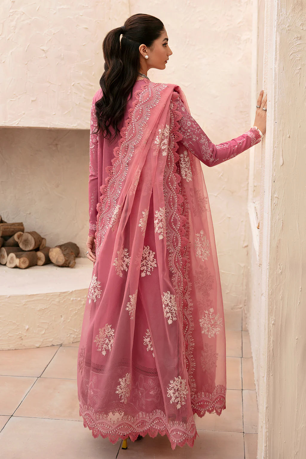 Afrozeh | Embroidered Lawn | Aurelia