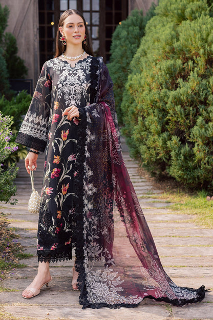 NUREH | GARDENIA - EMBROIDRED & PRINTED LAWN DORIA | NSG-214