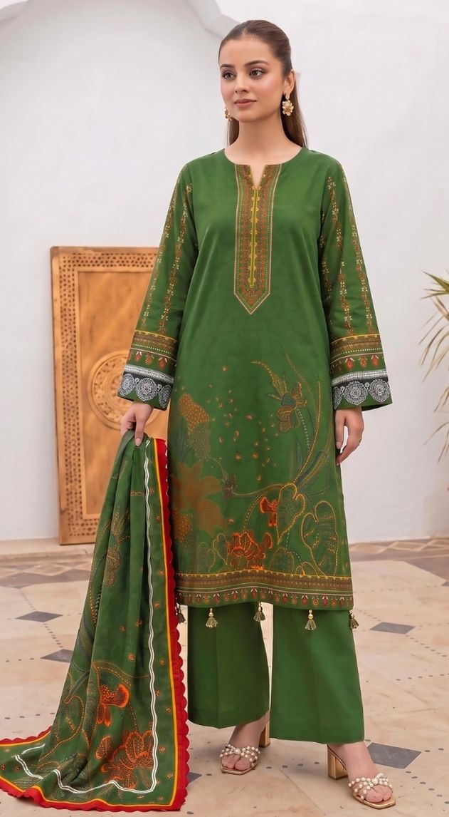 Fatima Maryam | Eshmaal Printed Lawn | FM-E-01
