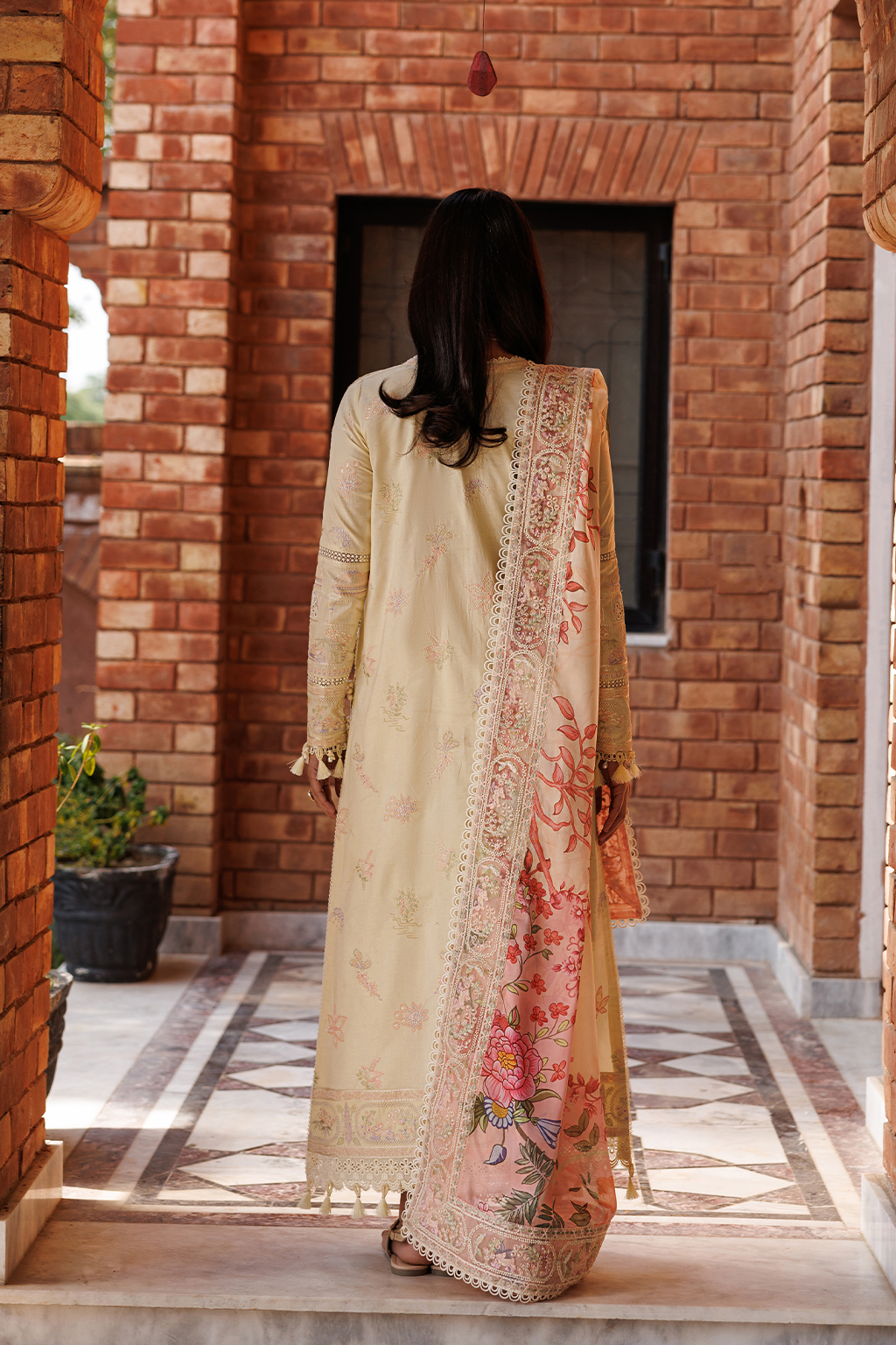 Emaan Adeel |  Mirabelle festive luxury lawn | Blossom Bliss