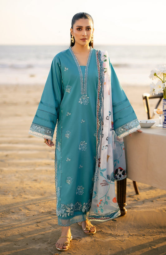 Seran | Afsanah - Unstitched Lawn | Meira