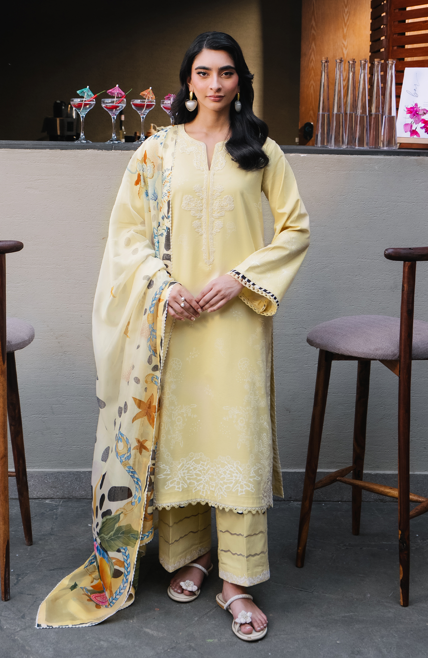 Seran | Afsanah - Unstitched Lawn | Sina