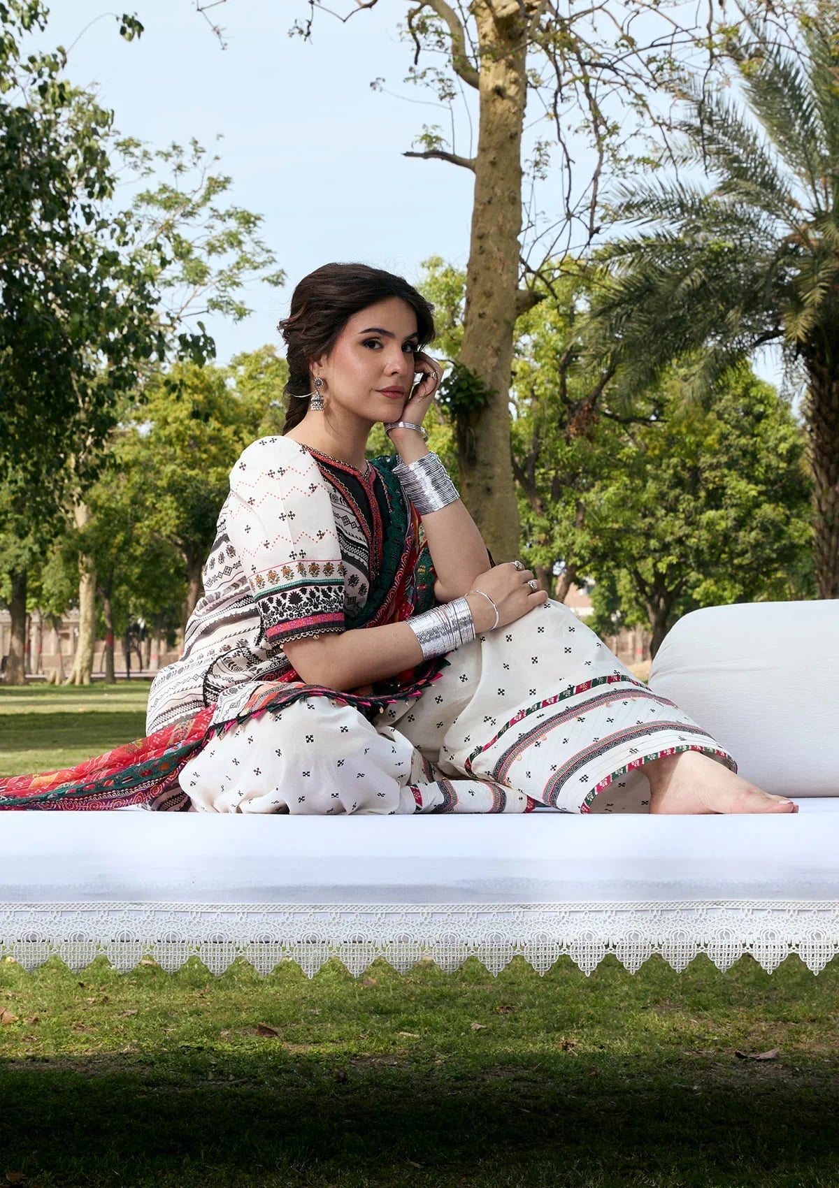 Kahf | Aangan Prints Chiffon '26 | Mehruba