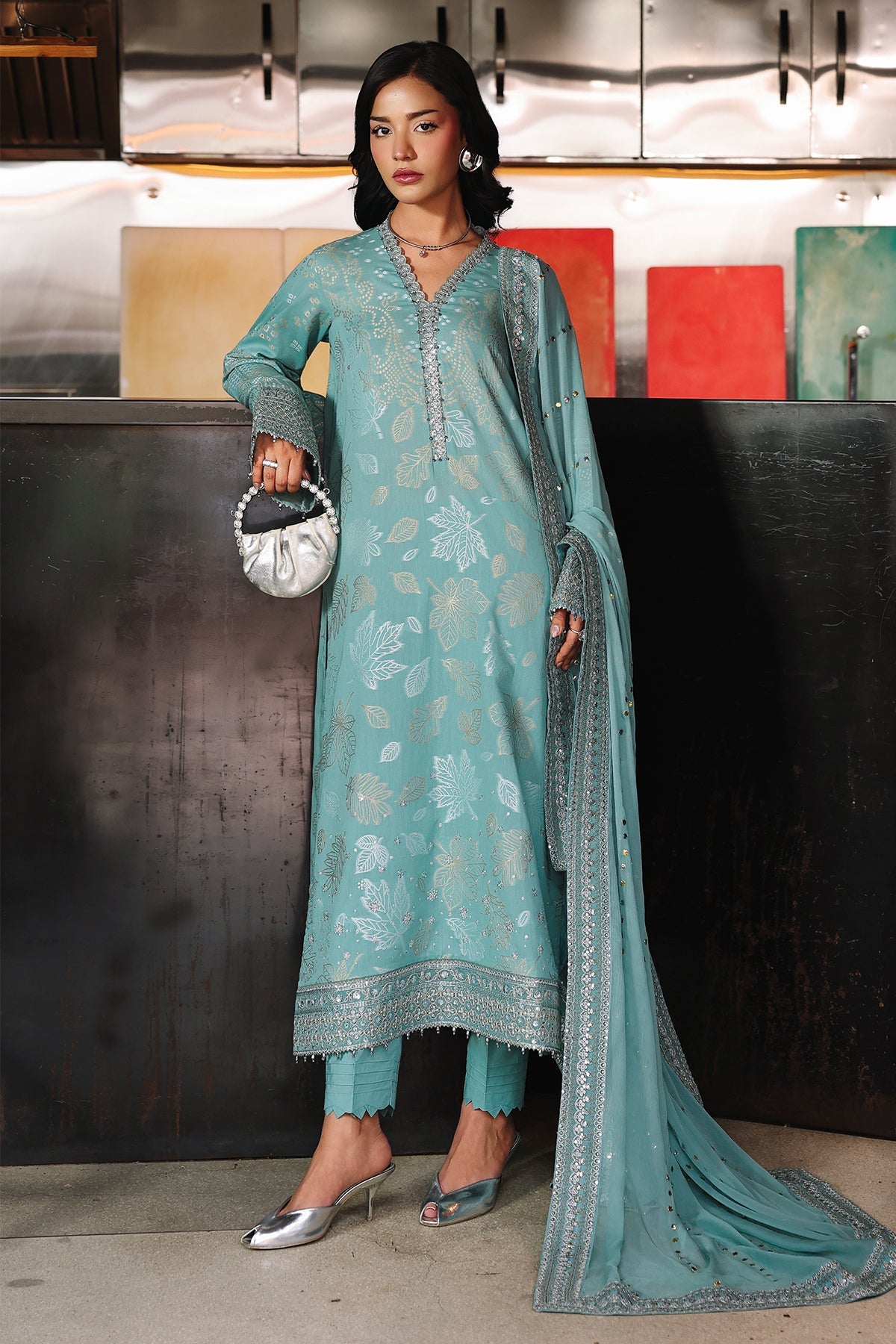 Nureh | Maya Embroidered Jacquared | NJ-108