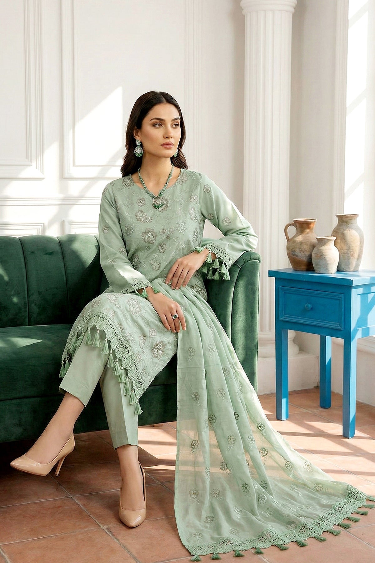Noor-e-Fajar | Ayra Luxury Lawn | NF-1529