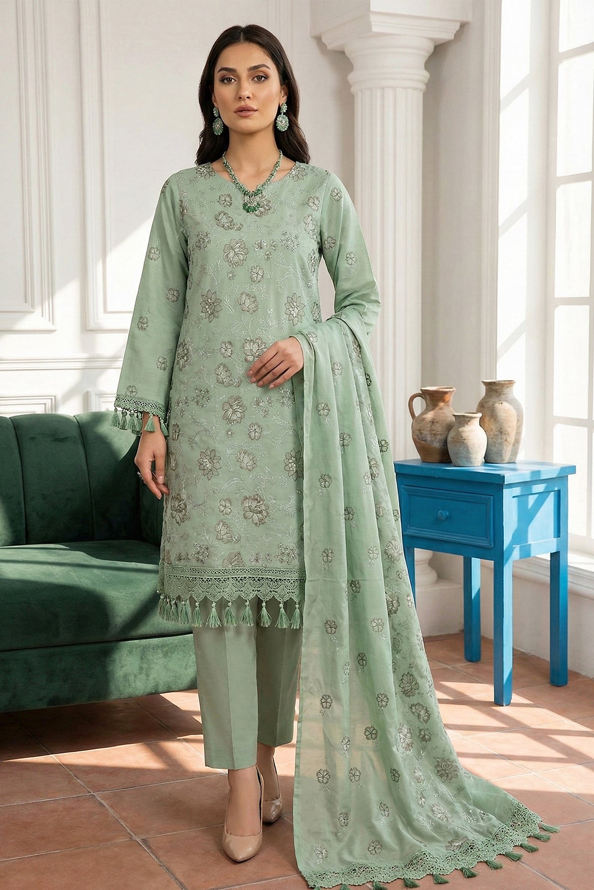 Noor-e-Fajar | Ayra Luxury Lawn | NF-1529