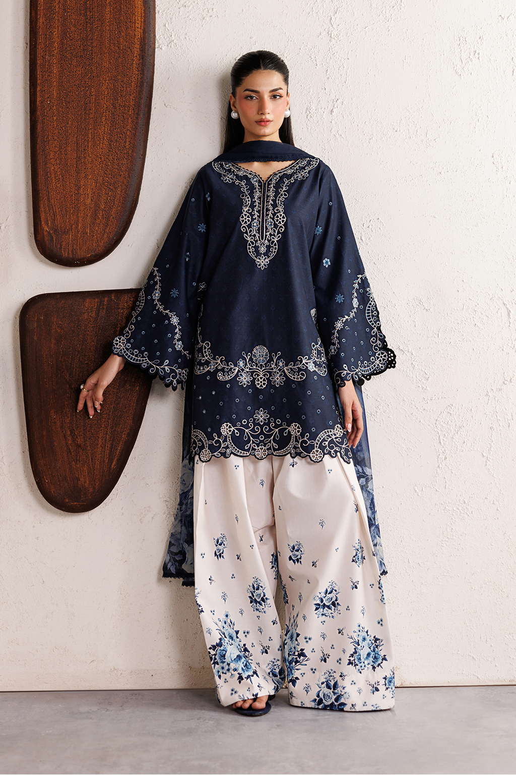 Iznik | Festive Embroidered Lawn | IBE-02
