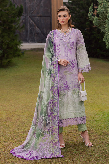 NUREH | GARDENIA - EMBROIDRED & PRINTED LAWN DORIA | NSG-211