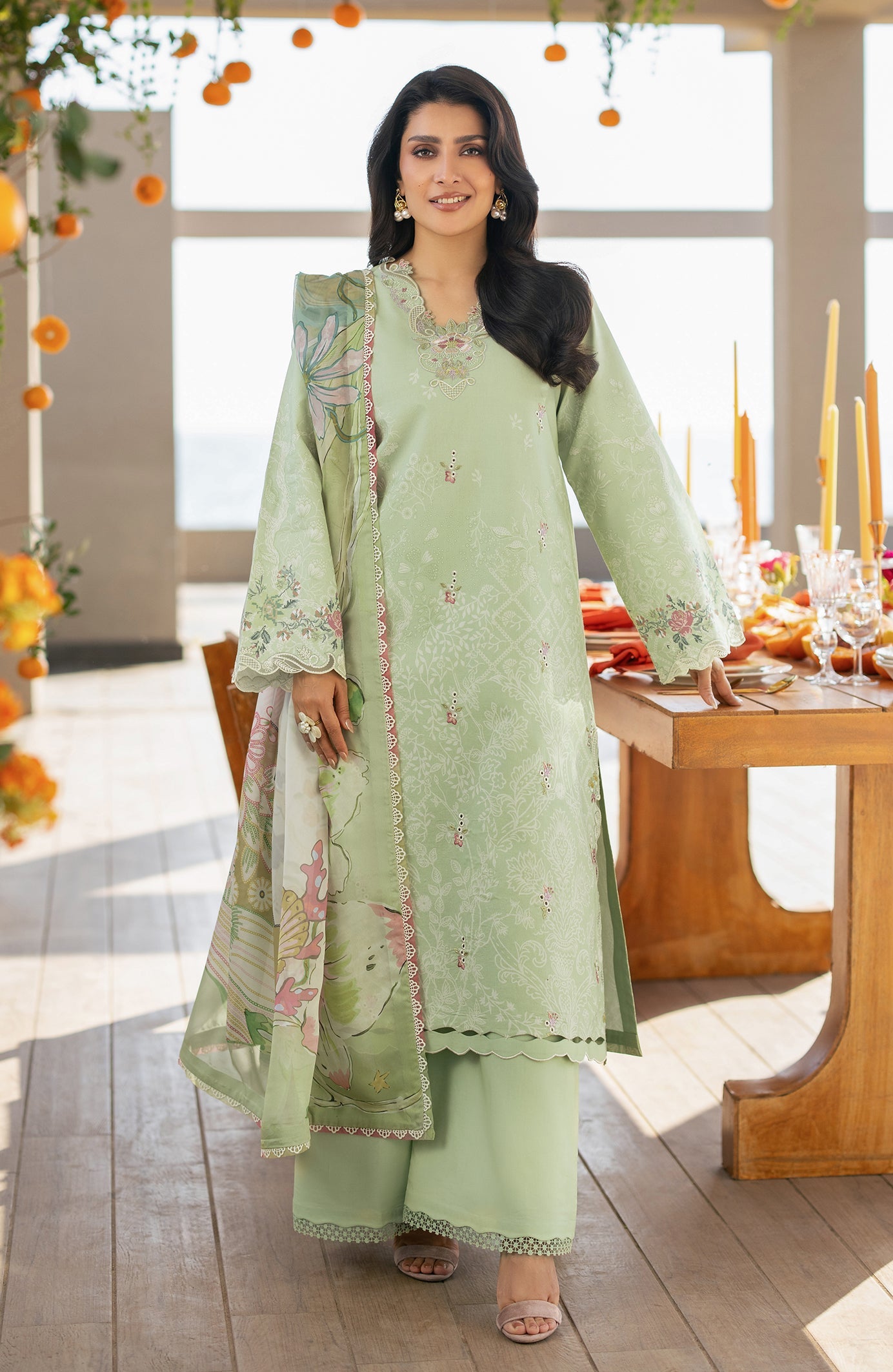 Seran | Afsanah - Unstitched Lawn | Masha