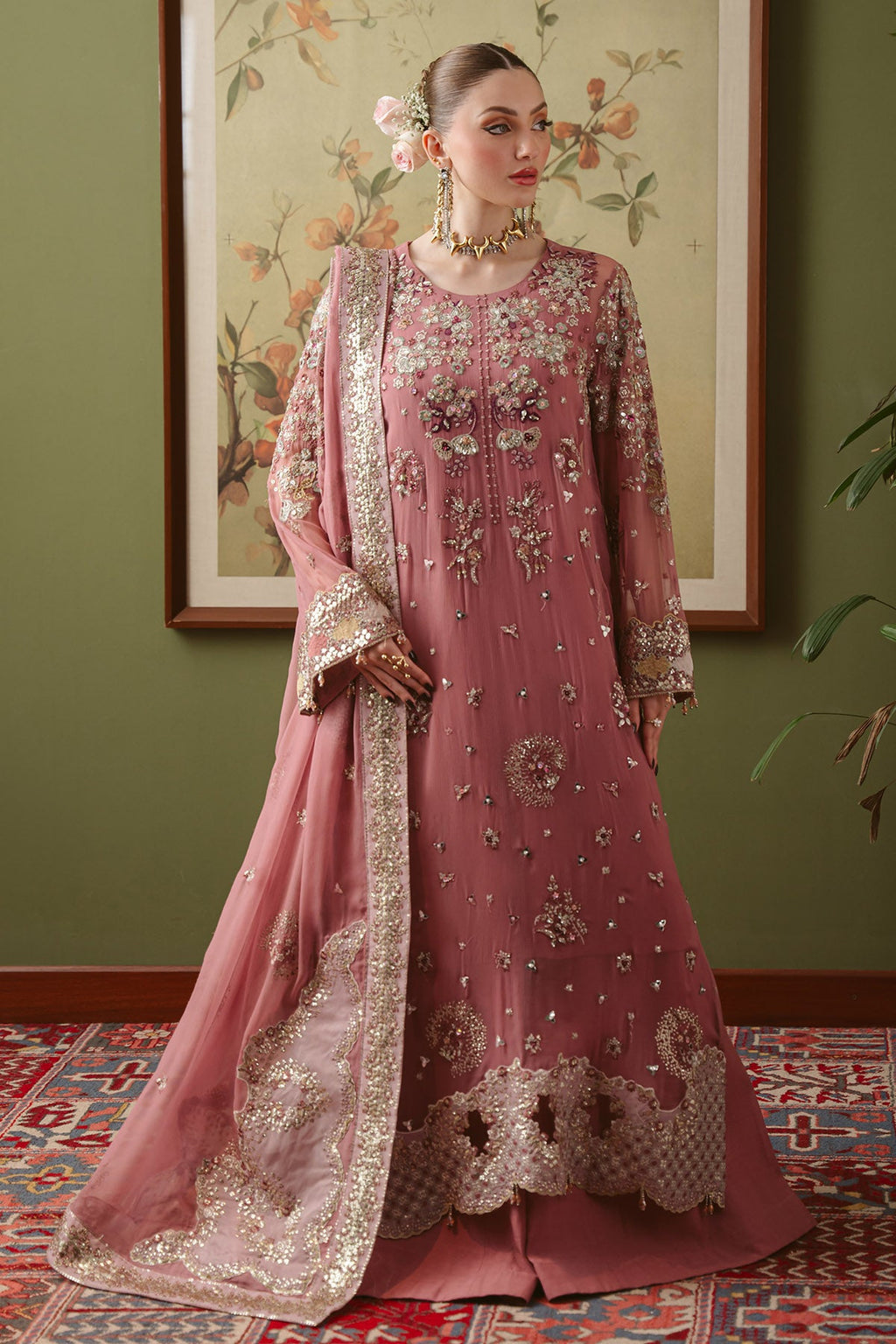 Nureh | Elaya Festive Chiffon | NEL-91A