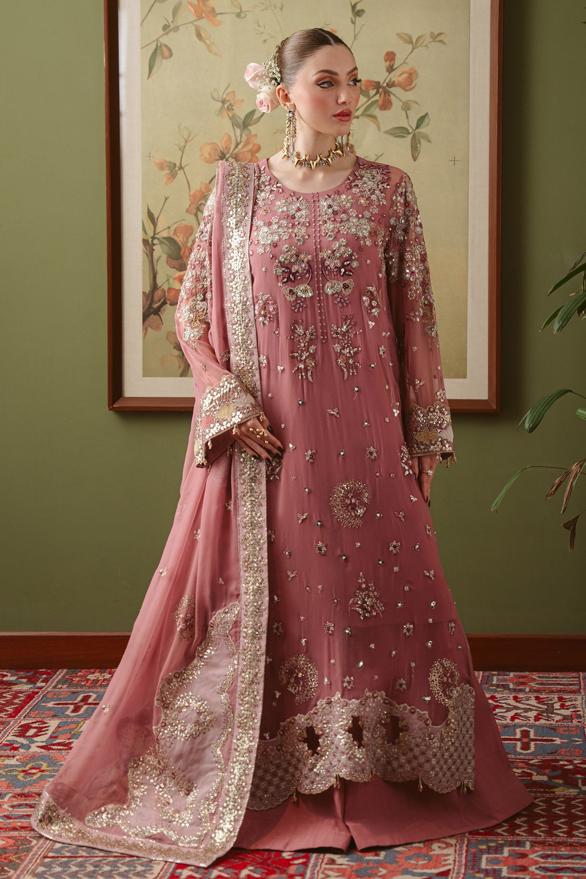 Nureh | Elaya Festive Chiffon | NEL-91A