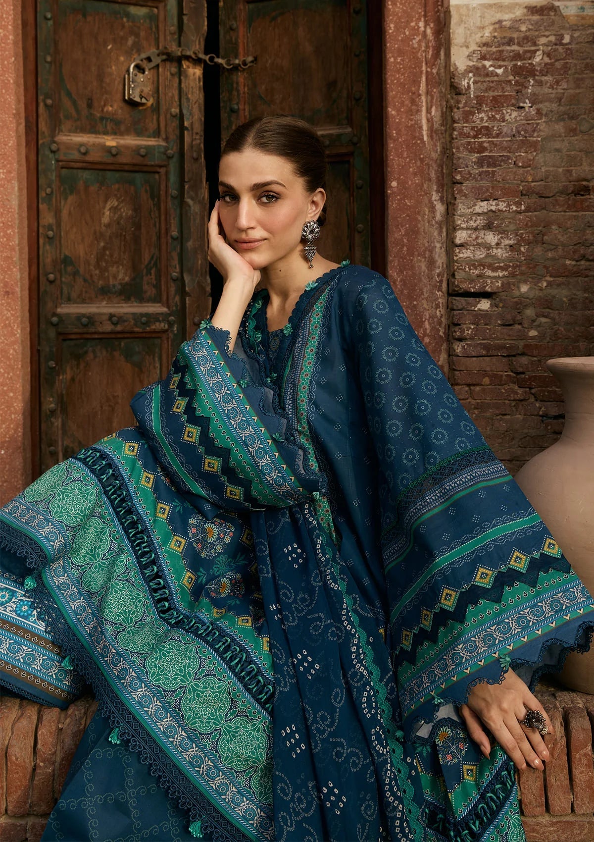 Kahf | Aangan Prints Chiffon '26 | Sumbul