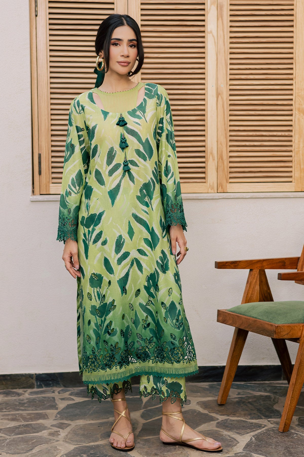 Nureh | Ballerina 2 Pc Unstitched | NU2-205