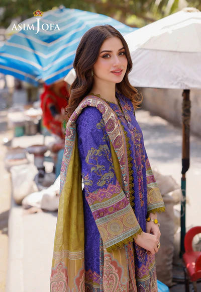 Asim Jofa | PRINTED ARABIC LAWN | AJPL-03