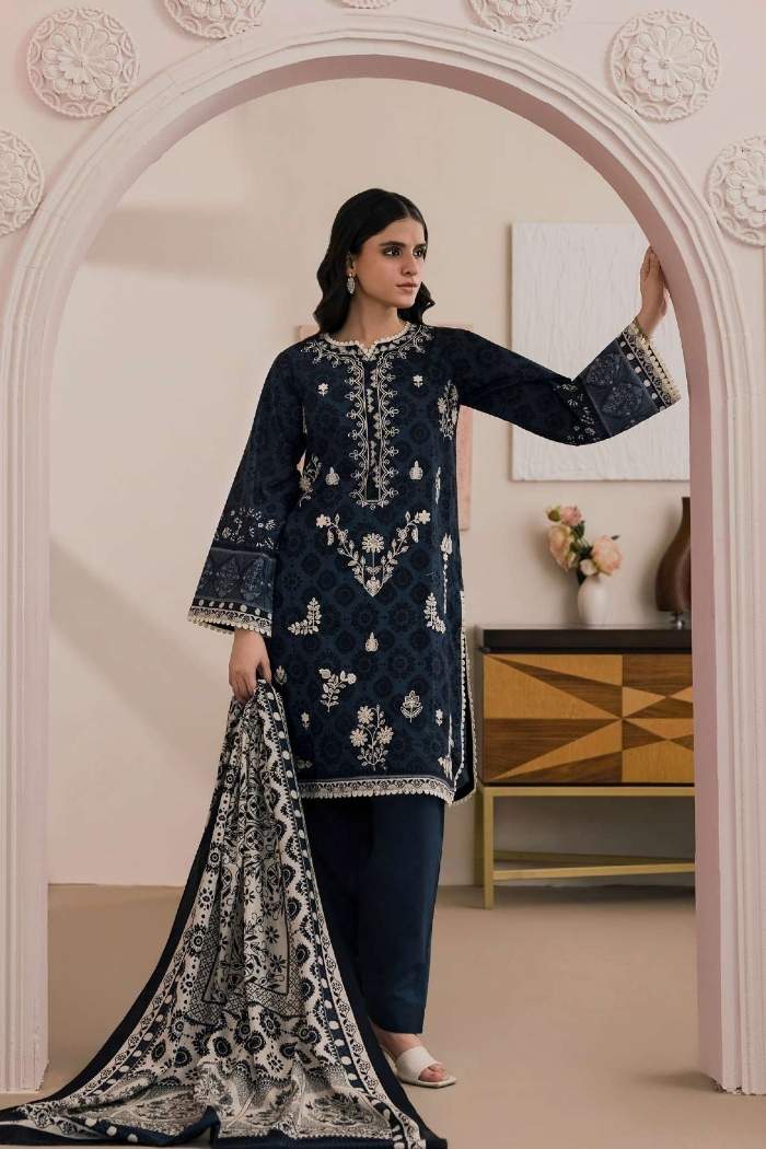 Zellbury | Embroidered Shirt Shalwar Dupatta | 0710