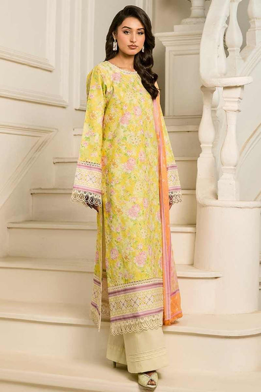 Raj Bari | Raha - 3 pc Premium Chikankari Prints | RBR - 01