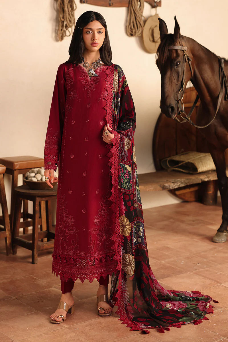 Nureh | Raha Unstitched Lawn Doria | NE-251