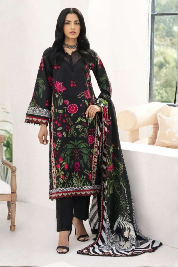 Yakin by Asifa | 3 Pc Unstitched | YBA-01