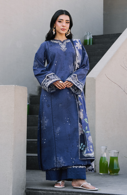 Seran | Afsanah - Unstitched Lawn | Sia