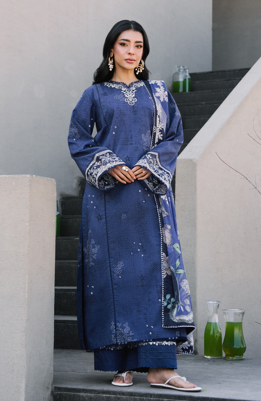 Seran | Afsanah - Unstitched Lawn | Sia