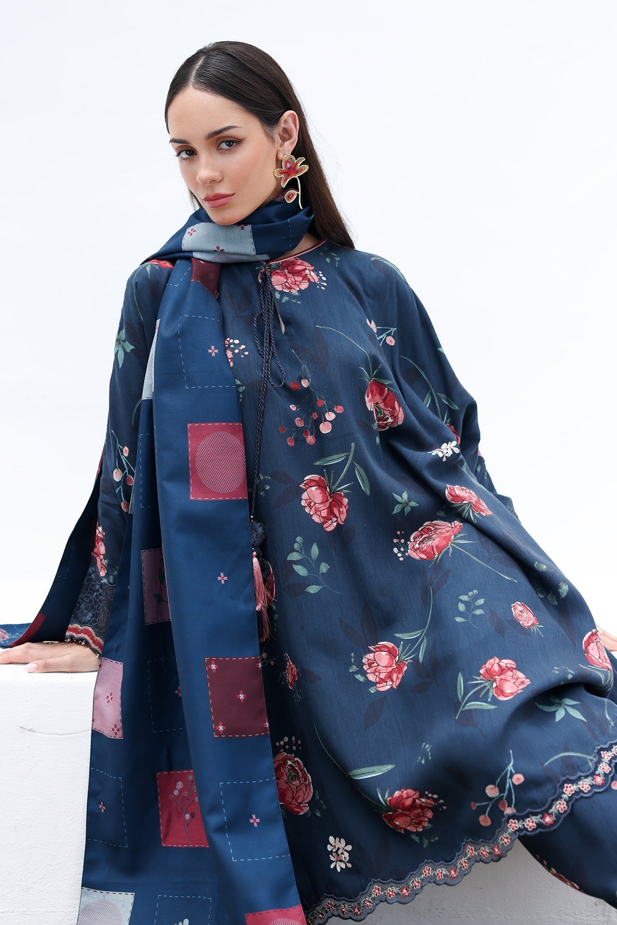 Baroque | Digital Printed Viscose Winter | SF-4556