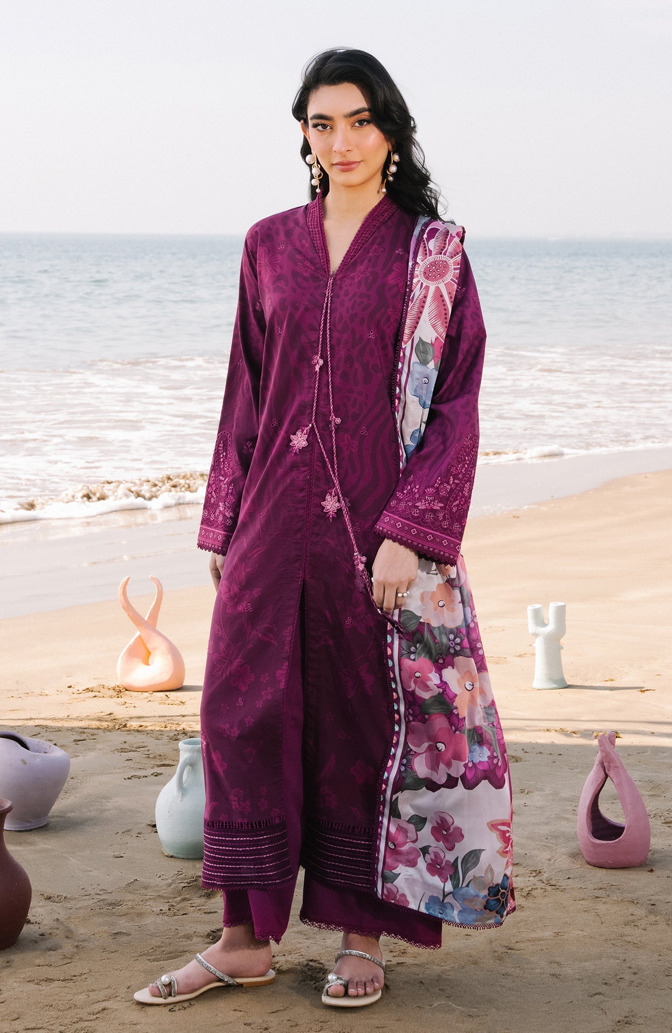 Seran | Afsanah - Unstitched Lawn | Riya