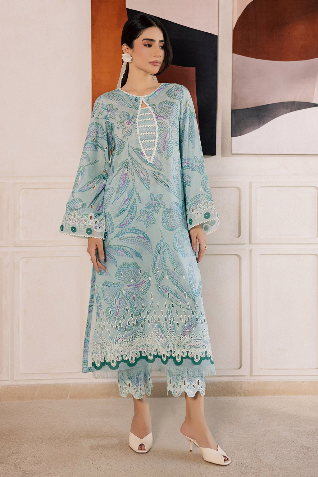 Nureh | Ballerina 2 Pc Unstitched | NU2-204