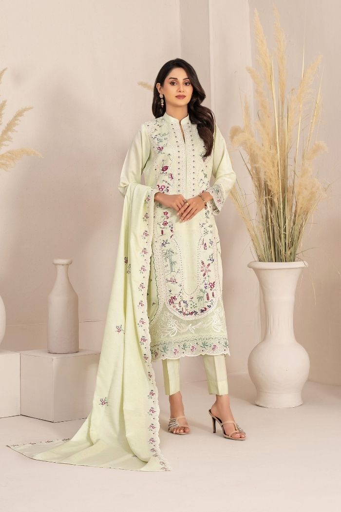 Tawakaal | Oryn 3Pcs Embroidered Viscose Zari | D-5052