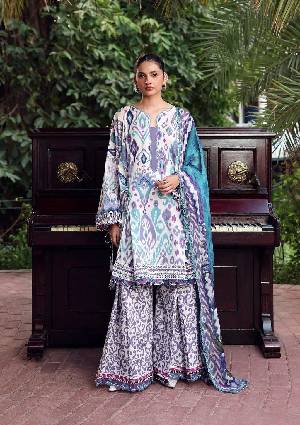 Elaf | Belladore - Prints Chiffon Lawn '26 | EPA-2A PRISM