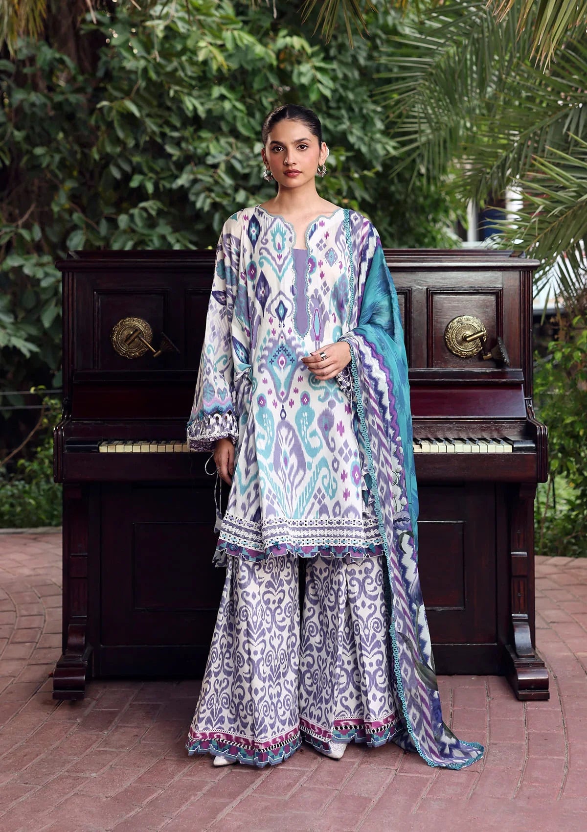 Elaf | Belladore - Prints Chiffon Lawn '26 | EPA-2A PRISM