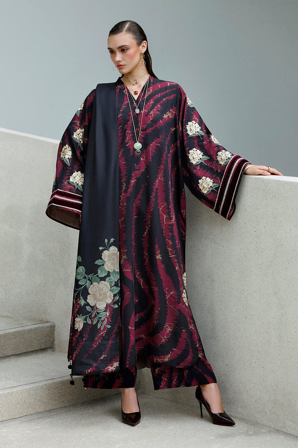 Baroque | Digital Printed Viscose Winter | SF-4568