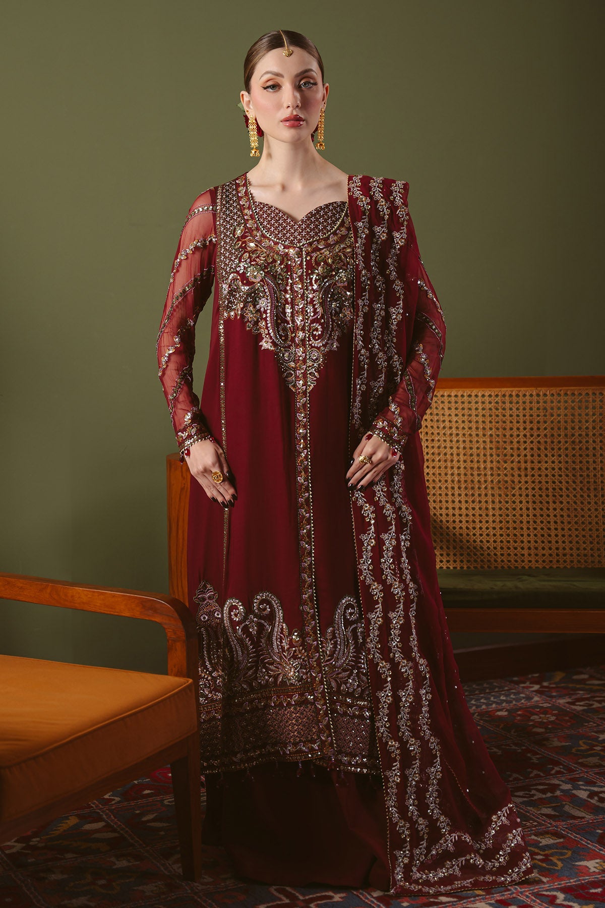 Nureh | Elaya Festive Chiffon | NEL-92A