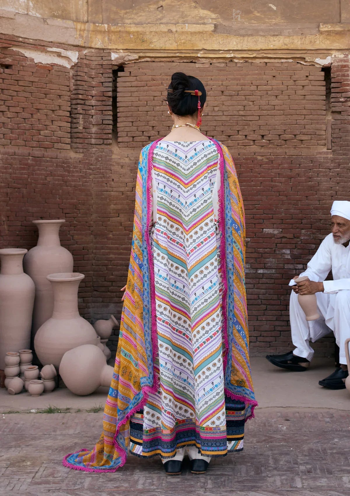 Kahf | Aangan Prints Chiffon '26 | Yasmeen