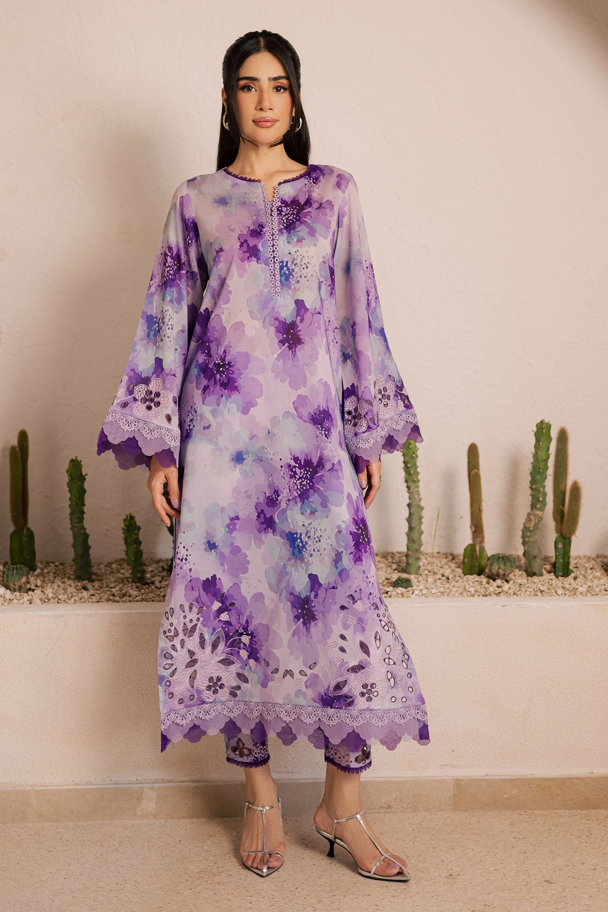 Nureh | Ballerina 2 Pc Unstitched | NU2-202