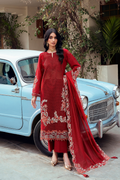 NAQSH | CHIKANKARI FESTIVE EDIT 26' | RED RUBY
