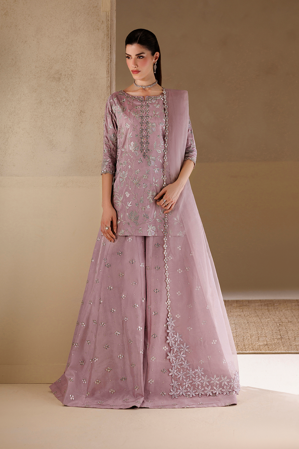 Iznik | Formals 26 Embroidered Ramen Silk | UE-730