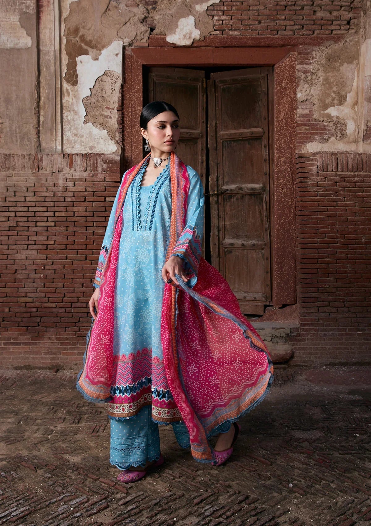 Kahf | Aangan Prints Chiffon '26 | Shabnam