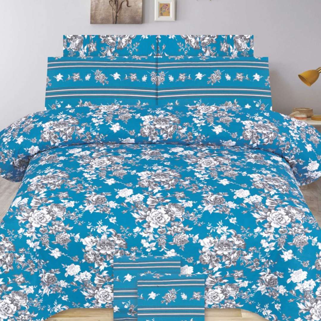 Zainab Fatima | King Size Bed Sheet Set | ZF-BED-01