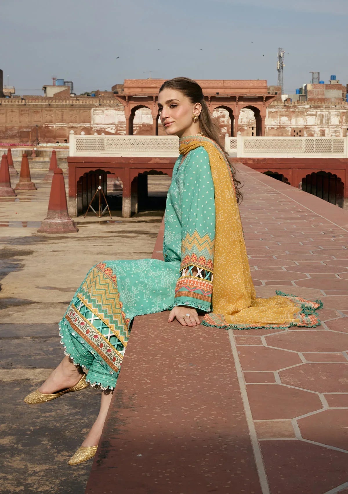 Kahf | Aangan Prints Chiffon '26 | Nazish