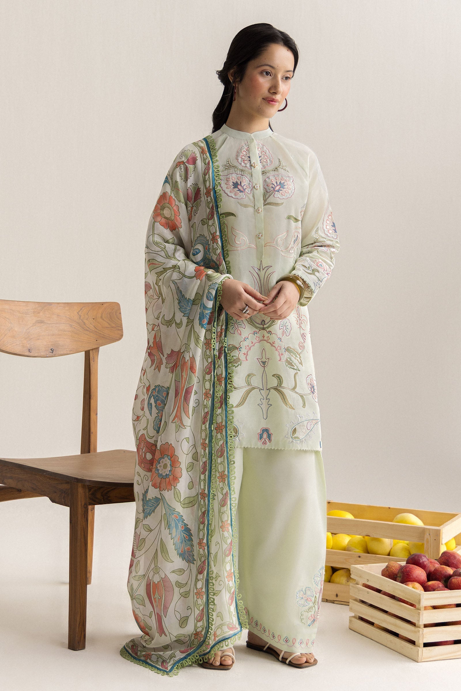 Coco By Zarashahjahan | Lawn Edit 2' 26 | Sia-4B