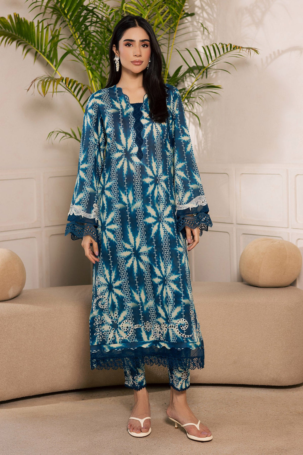 Nureh | Ballerina 2 Pc Unstitched | NU2-207