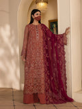 Gulrukh - 3 Piece Embroidered Chiffon Dress