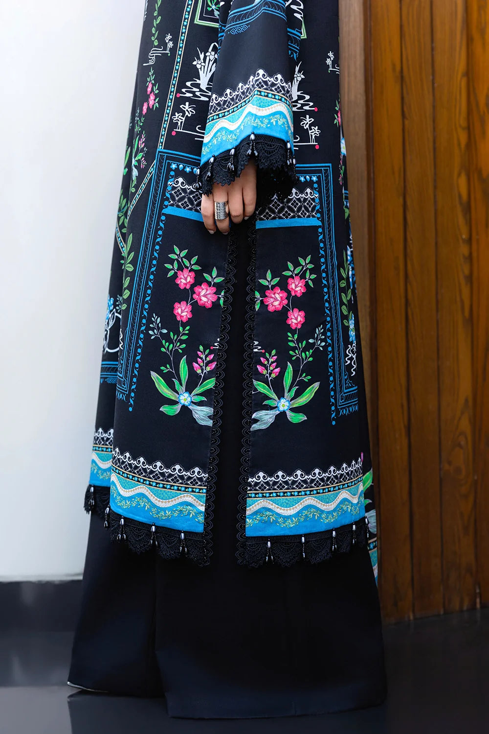 Naqsh | The Breeze Edit Lawn | Moonlit Noir