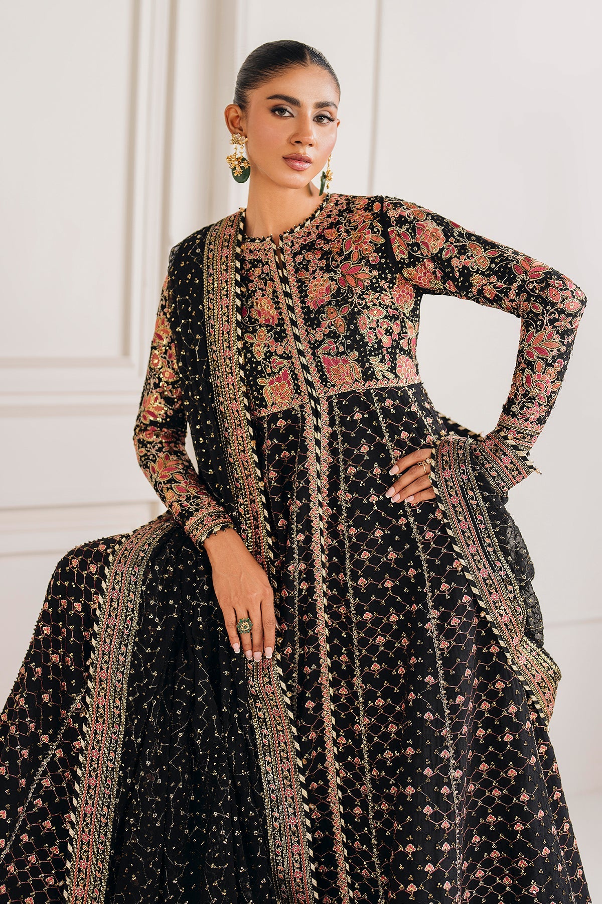 Baroque | EMBROIDERED CHIFFON | UF-4156