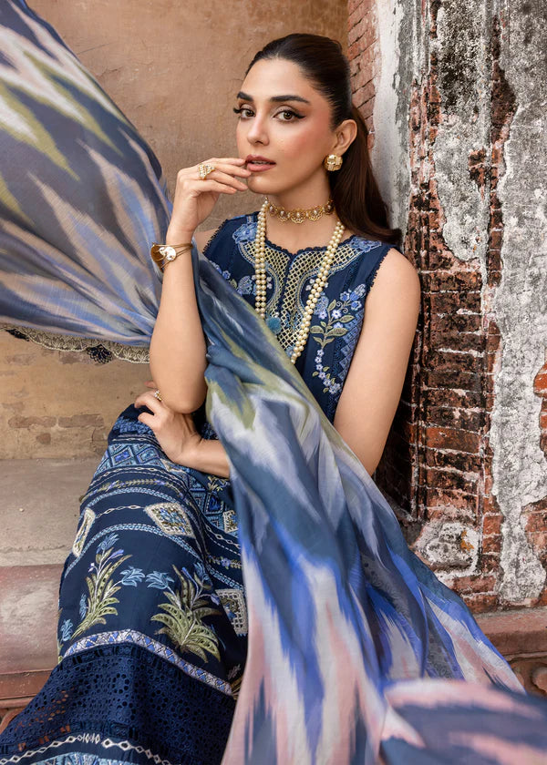 Saira Shakira | Breeze Unstitched Lawn '26 | RUNA-8-B