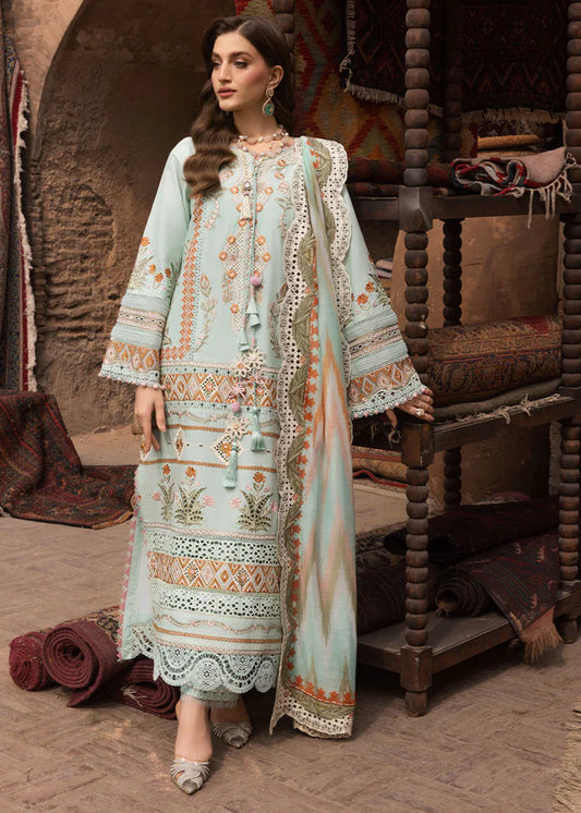 Saira Shakira | Breeze Unstitched Lawn '26 | RUNA-8-A
