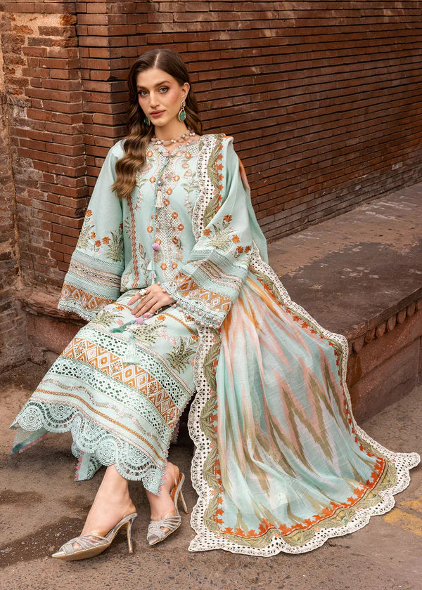 Saira Shakira | Breeze Unstitched Lawn '26 | RUNA-8-A