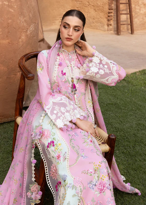 Saira Shakira | Breeze Unstitched Lawn '26 | FAYE-7-A