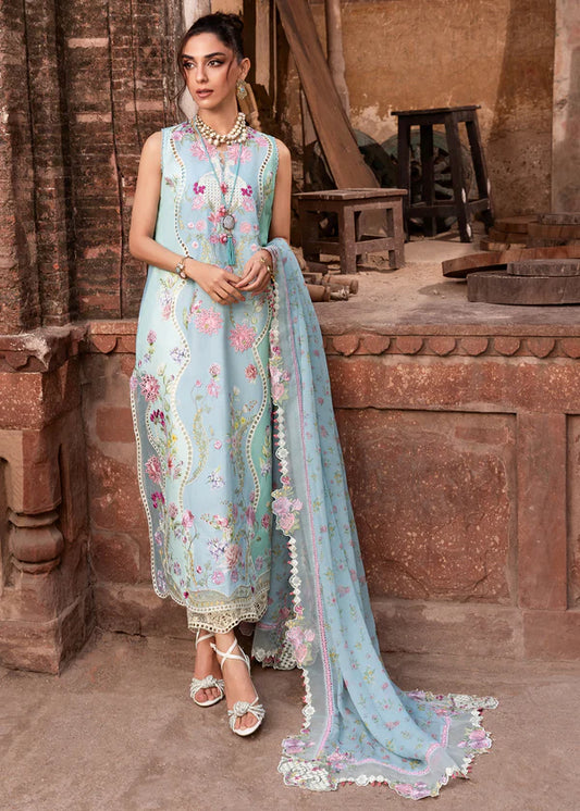 Saira Shakira | Breeze Unstitched Lawn '26 | FAYE-7-B